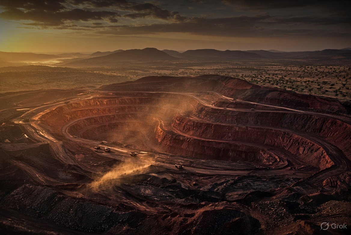 Iron ore mine